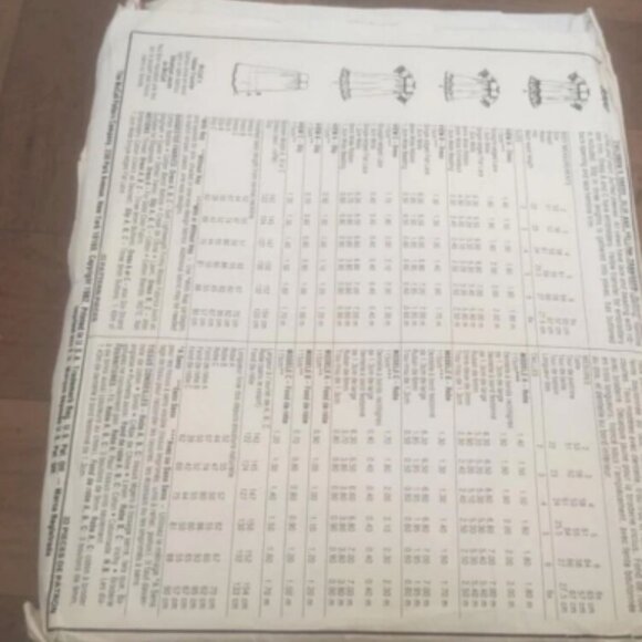 8306 Vintage McCalls SEWING Pattern Girls 1980s Dress Slip Beck Summers - Picture 2 of 2